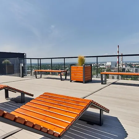 3 Beds Luxury Living With River View In The Heart Of Wroclaw With Air Conditioning Huge Outdoor Patio And Rooftop Deck *